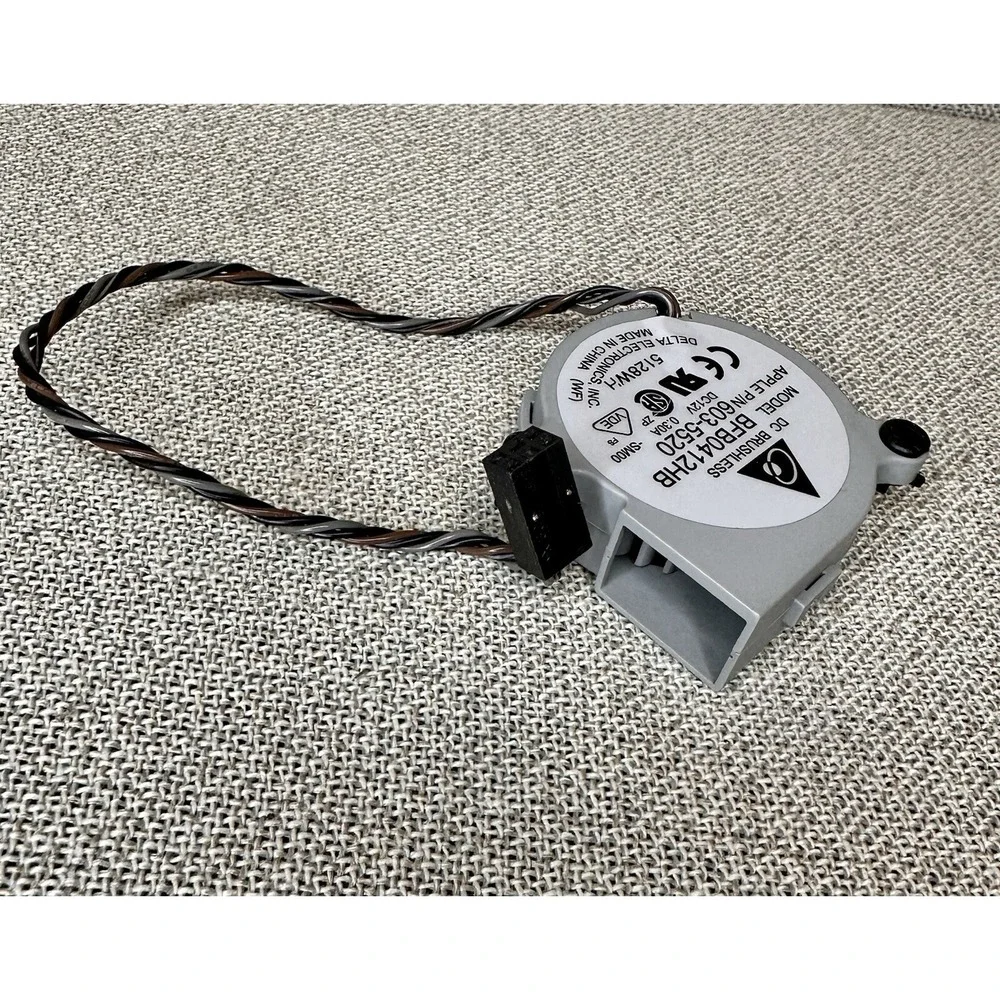 Apple IMAC BFB0412HB Apple P/N 603-5520 DC 12V .30A Genuine Fan #5128WH Delta El